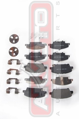 Колодки тормозные дисковые передние - Akyoto AKD-8032