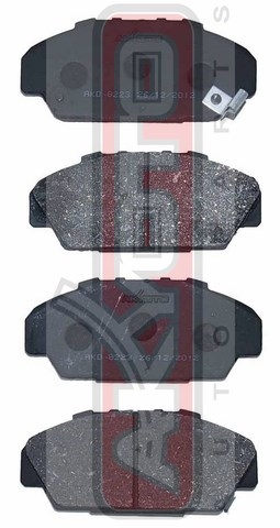 Колодки тормозные дисковые передние - Akyoto AKD-8223