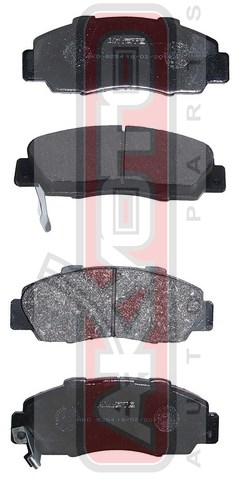 Колодки тормозные дисковые передние - Akyoto AKD-8254