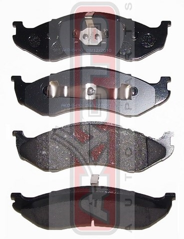 Колодки тормозные дисковые передние - Akyoto AKD-8490