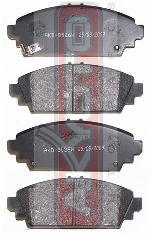 Колодки тормозные дисковые передние - Akyoto AKD-8526
