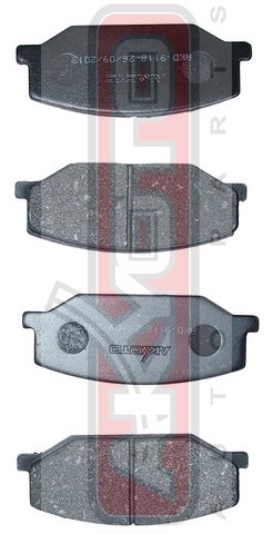 Колодки тормозные дисковые передние - Akyoto AKD-9118