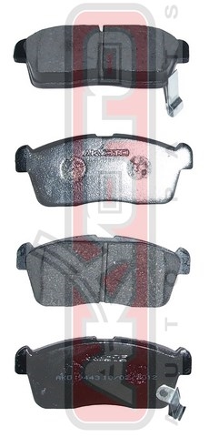 Колодки тормозные дисковые передние - Akyoto AKD-9443