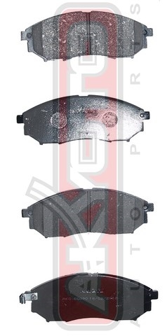Колодки тормозные дисковые передние - Akyoto AKD-EG090