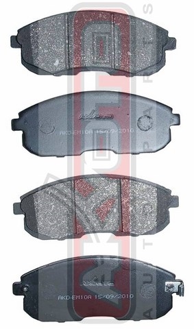 Колодки тормозные дисковые передние - Akyoto AKD-EM10A