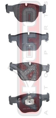 Колодки тормозные дисковые передние керамические - Akyoto AKDC-0334