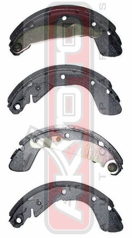 Колодки тормозные барабанные задние - Akyoto AKS-0533