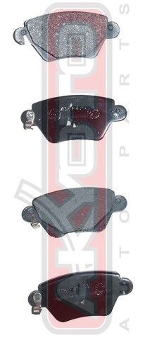 Колодки тормозные дисковые задние - Akyoto AKD-1249
