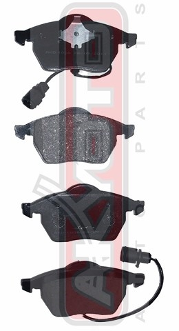 Колодки тормозные дисковые передние - Akyoto AKD-1008