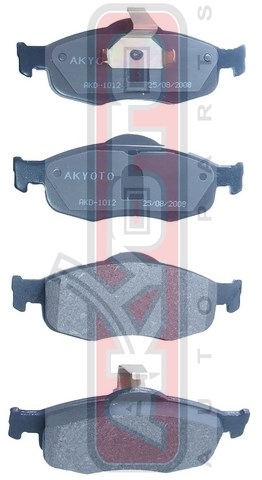 Колодки тормозные дисковые передние - Akyoto AKD-1012
