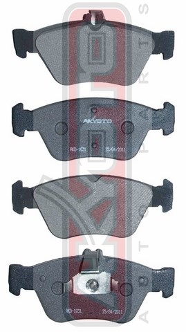 Колодки тормозные дисковые передние - Akyoto AKD-1031