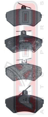 Колодки тормозные дисковые передние - Akyoto AKD-1035