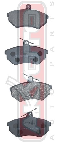 Колодки тормозные дисковые передние - Akyoto AKD-1052