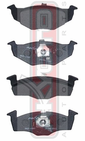 Колодки тормозные дисковые передние - Akyoto AKD-1057