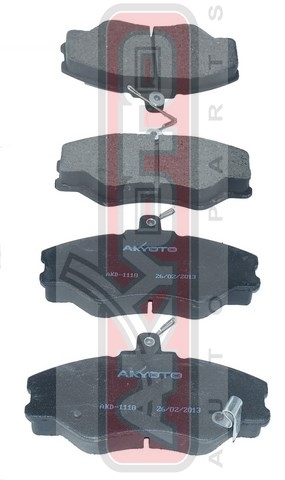 Колодки тормозные дисковые задние - Akyoto AKD-1118