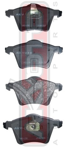 Колодки тормозные дисковые передние - Akyoto AKD-1250