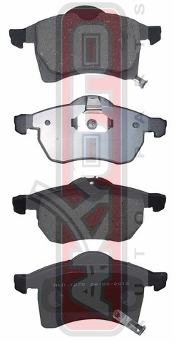 Колодки тормозные дисковые передние - Akyoto AKD-1275