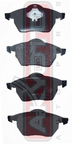 Колодки тормозные дисковые передние с датчиком - Akyoto AKD-0195