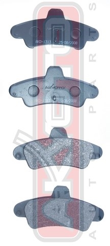 Колодки тормозные дисковые передние - Akyoto AKD-1313