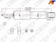 Амортизатор передний - SAT ST-48500-29606