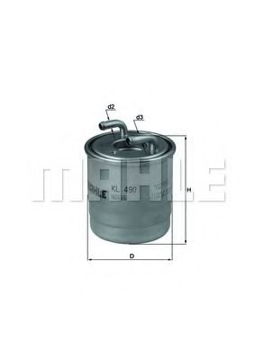 Фильтр топливный - Knecht KL 490D