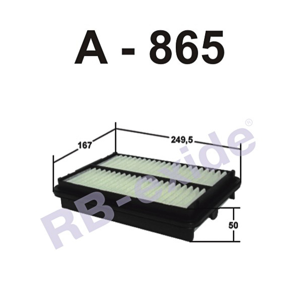 Фильтр воздушный - Rb-exide A-865