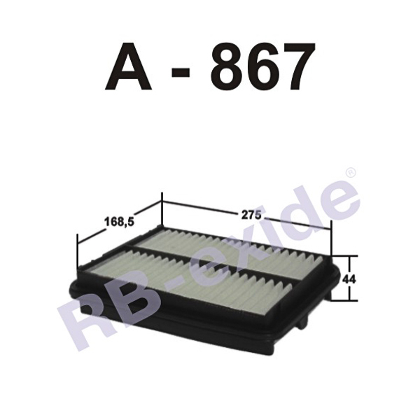 Фильтр воздушный - Rb-exide A-867