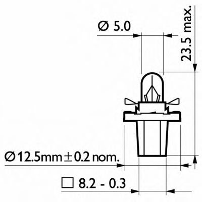 Лампа BAX Vision 12V 112W CP