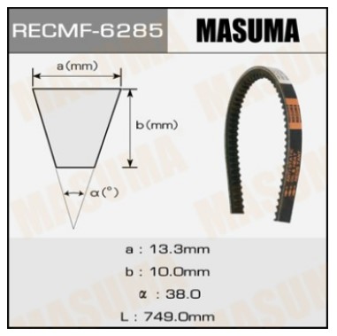 Ремень клиновый 13x725 - Masuma 6285
