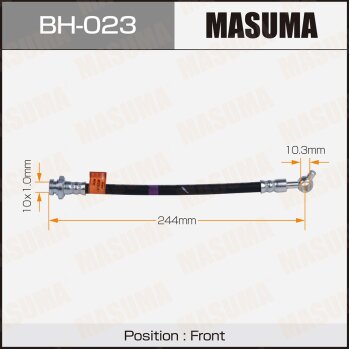 Шланг тормозной | перед | - Masuma BH-023