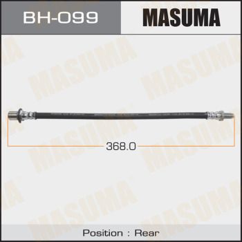Шланг тормозной | зад | - Masuma BH-099