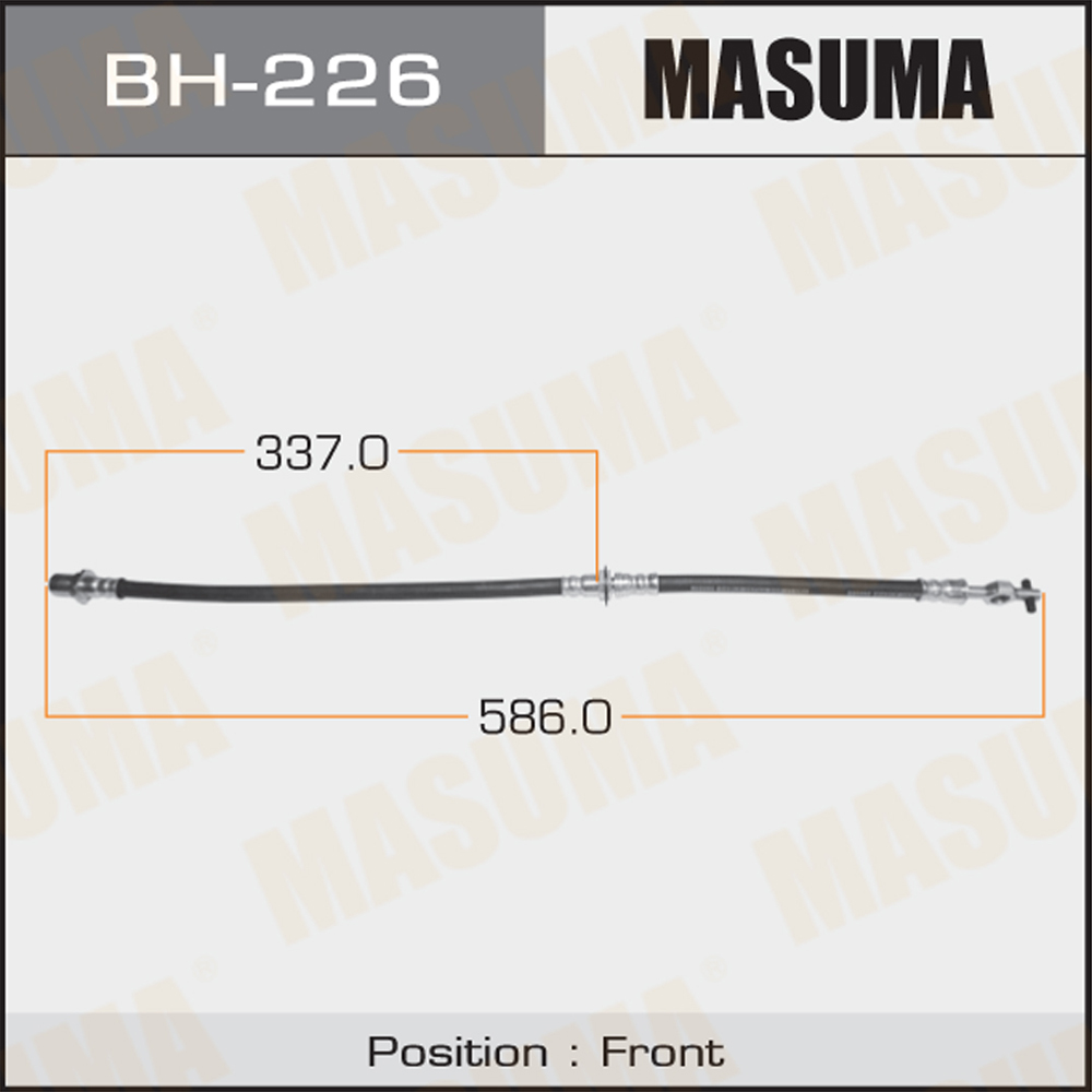 Шланг тормозной - Masuma BH-226