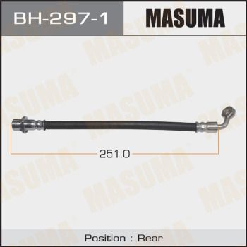 Шланг тормозной | зад | - Masuma BH-297-1