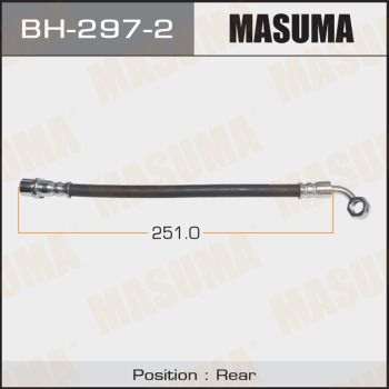 Шланг тормозной | зад | - Masuma BH-297-2