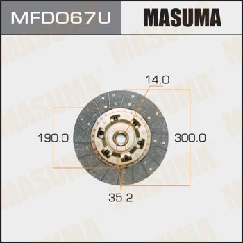 Диск сцепления - Masuma MFD067U