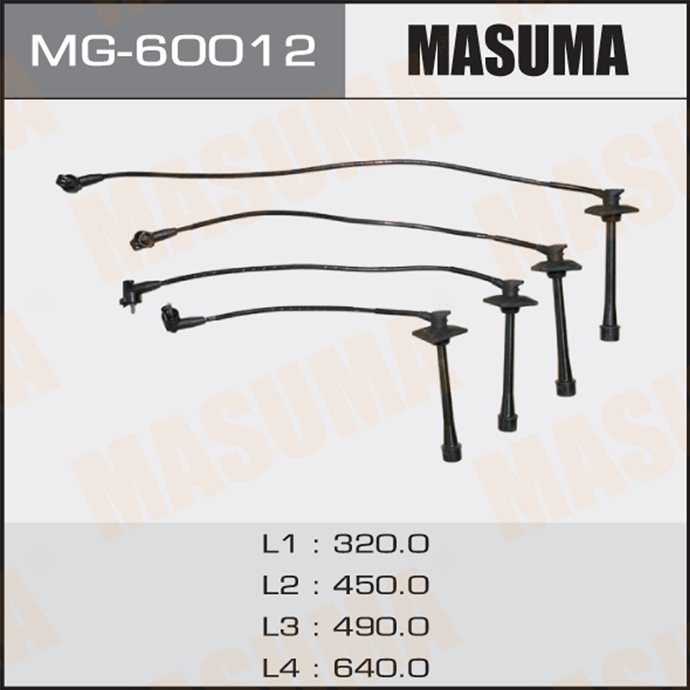 Комплект высоковольтных проводов - Masuma MG-60012