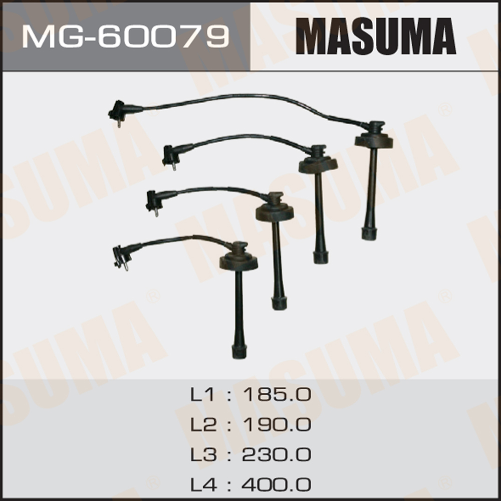 Комплект высоковольтных проводов - Masuma MG-60079
