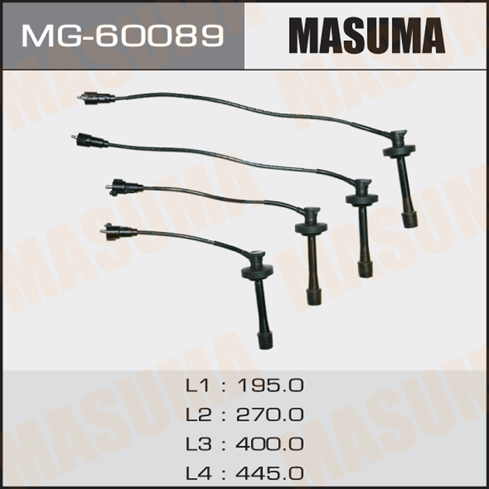 Комплект высоковольтных проводов - Masuma MG-60089