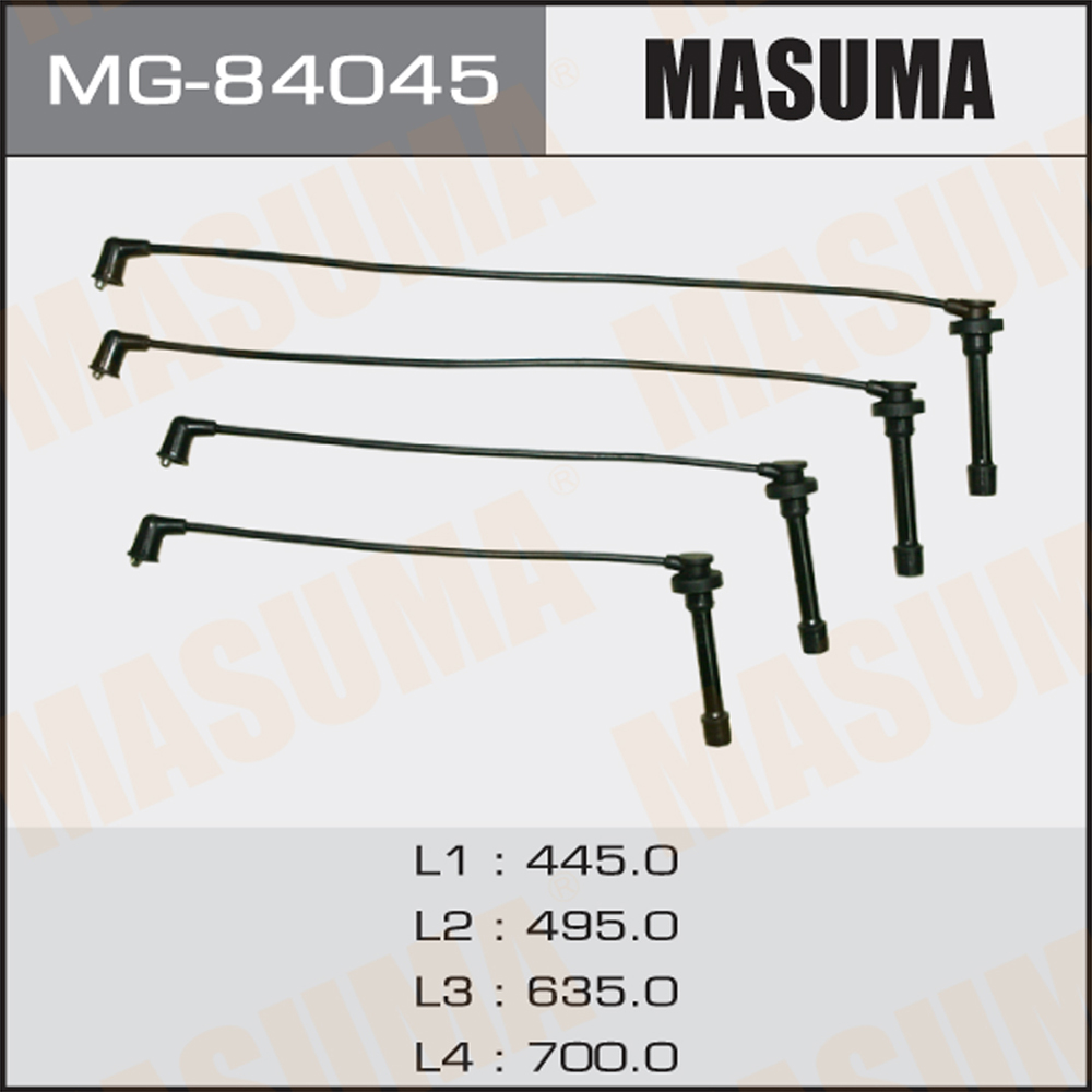Комплект высоковольтных проводов - Masuma MG-84045