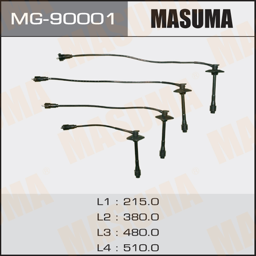Комплект высоковольтных проводов - Masuma MG-90001