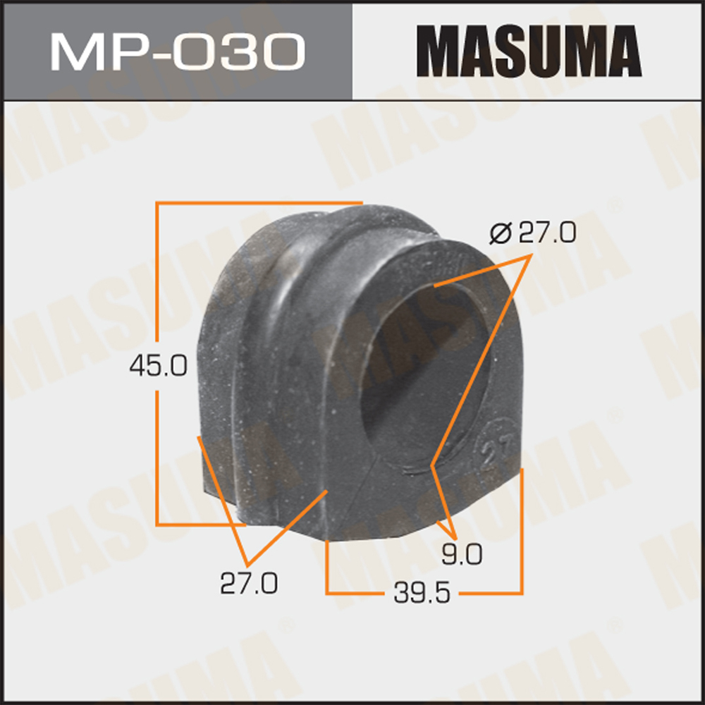 Втулка переднего стабилизатора d27мм | перед | Masuma                MP-030
