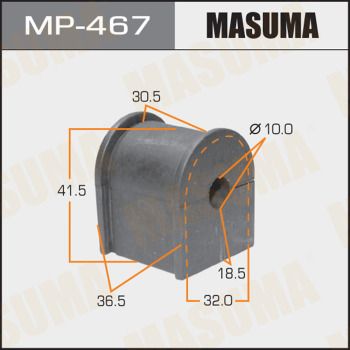 Втулка заднего стабилизатора d10мм | зад | - Masuma MP-467