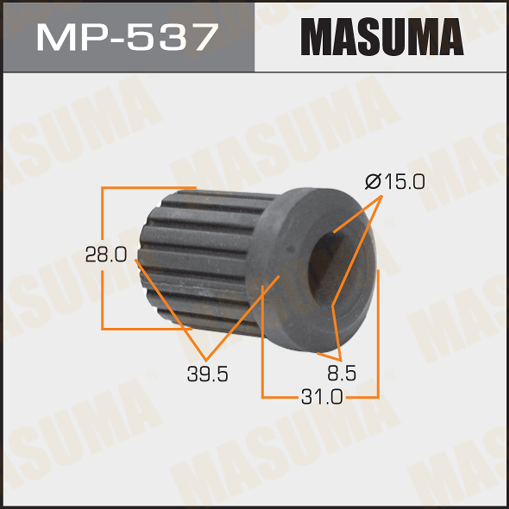 Втулка диагональной тяги d15мм/D28мм - Masuma MP-537