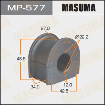 Втулка переднего стабилизатора d22.2мм | перед | Masuma                MP-577