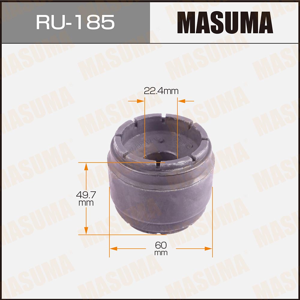Сайлентблок рычага подвески | перед | - Masuma RU-185