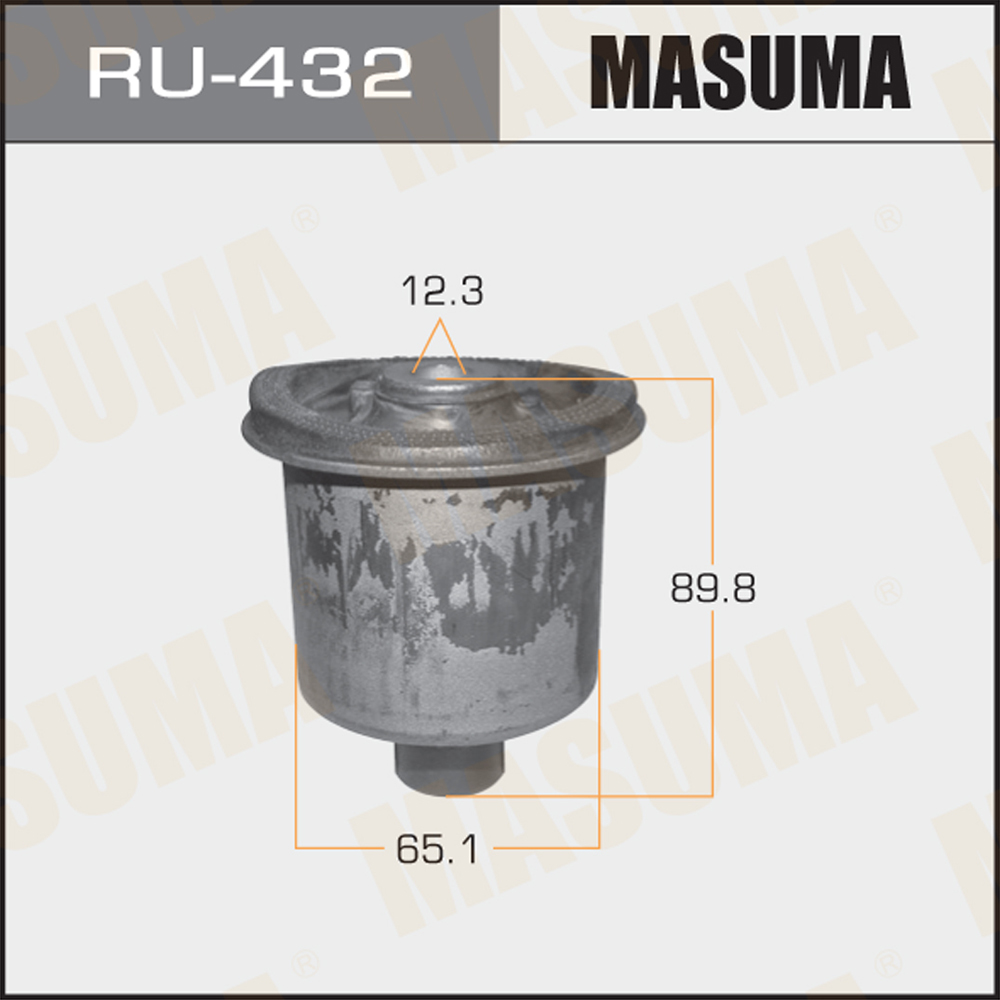 Сайлентблок балки моста | зад | - Masuma RU-432