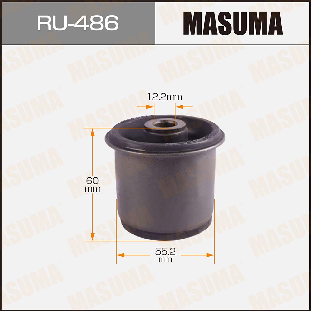 Сайлентблок рычага подвески | зад | - Masuma RU-486