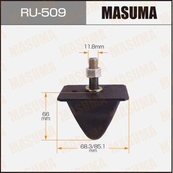 Сайлентблок рычага подвески | зад | - Masuma RU-509