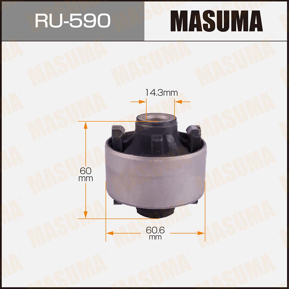 Сайлентблок рычага подвески | перед лев | Masuma                RU-590