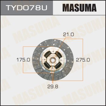 Диск сцепления - Masuma TYD078U